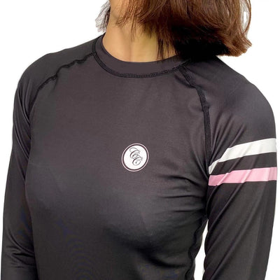 Women's Black Rash Guard