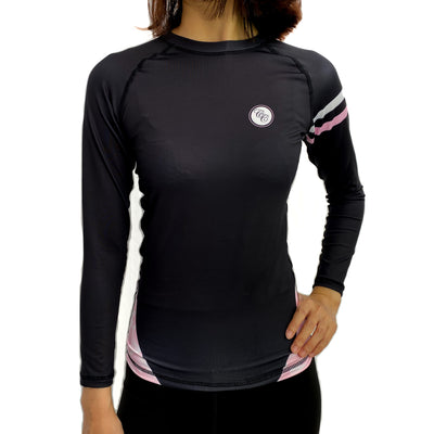 Women's Black Rash Guard