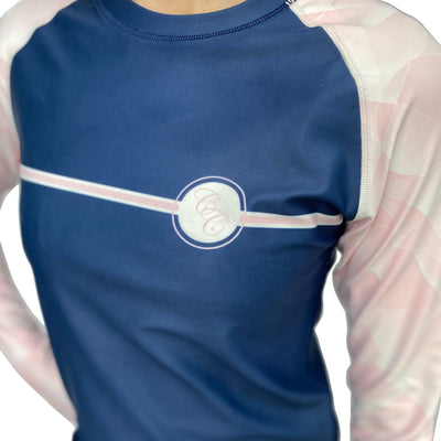 Women's Navy Rash Guard