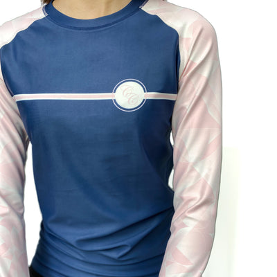 Women's Navy Rash Guard