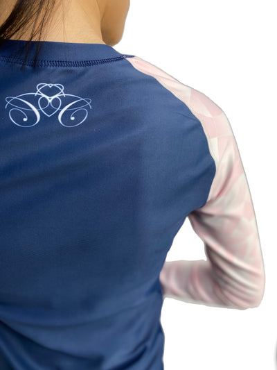 Women's Navy Rash Guard