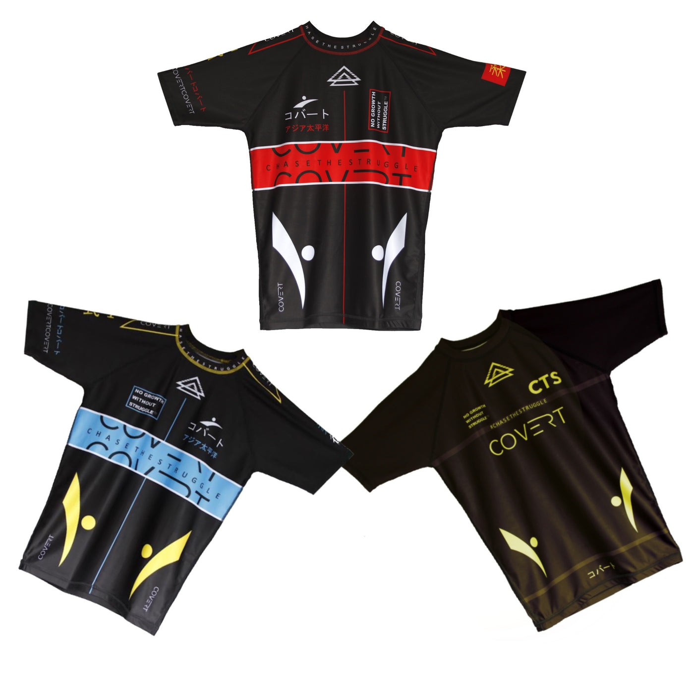 COVERT Racing Rash Guards